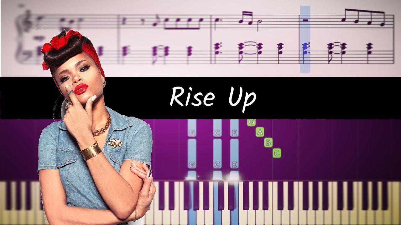 How to play the piano part of Rise Up by Andra Day