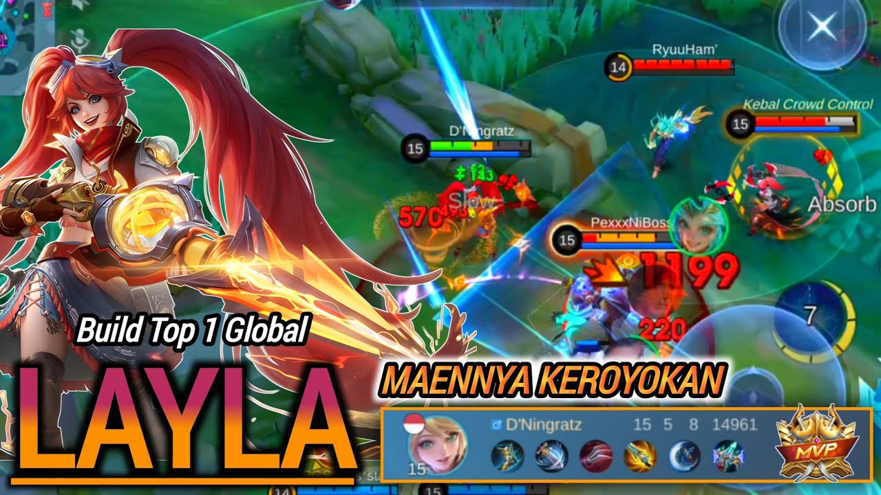BUILD LAYLA TERSAKIT ‼️ BUILD LAYLA TERBARU SEASON 37 ‼️ GAMEPLAY LAYLA MOBILE LEGENDS BANG BANG