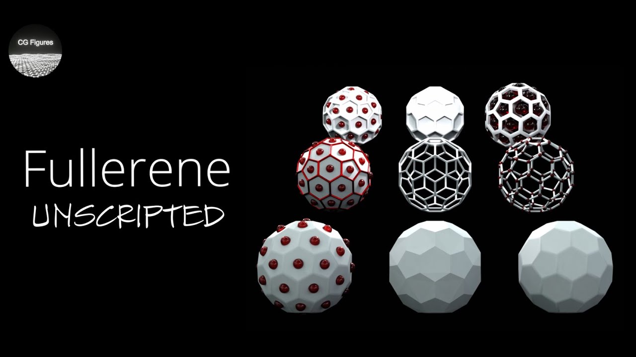 Unscripted - Making a Variety of Fullerenes in Blender