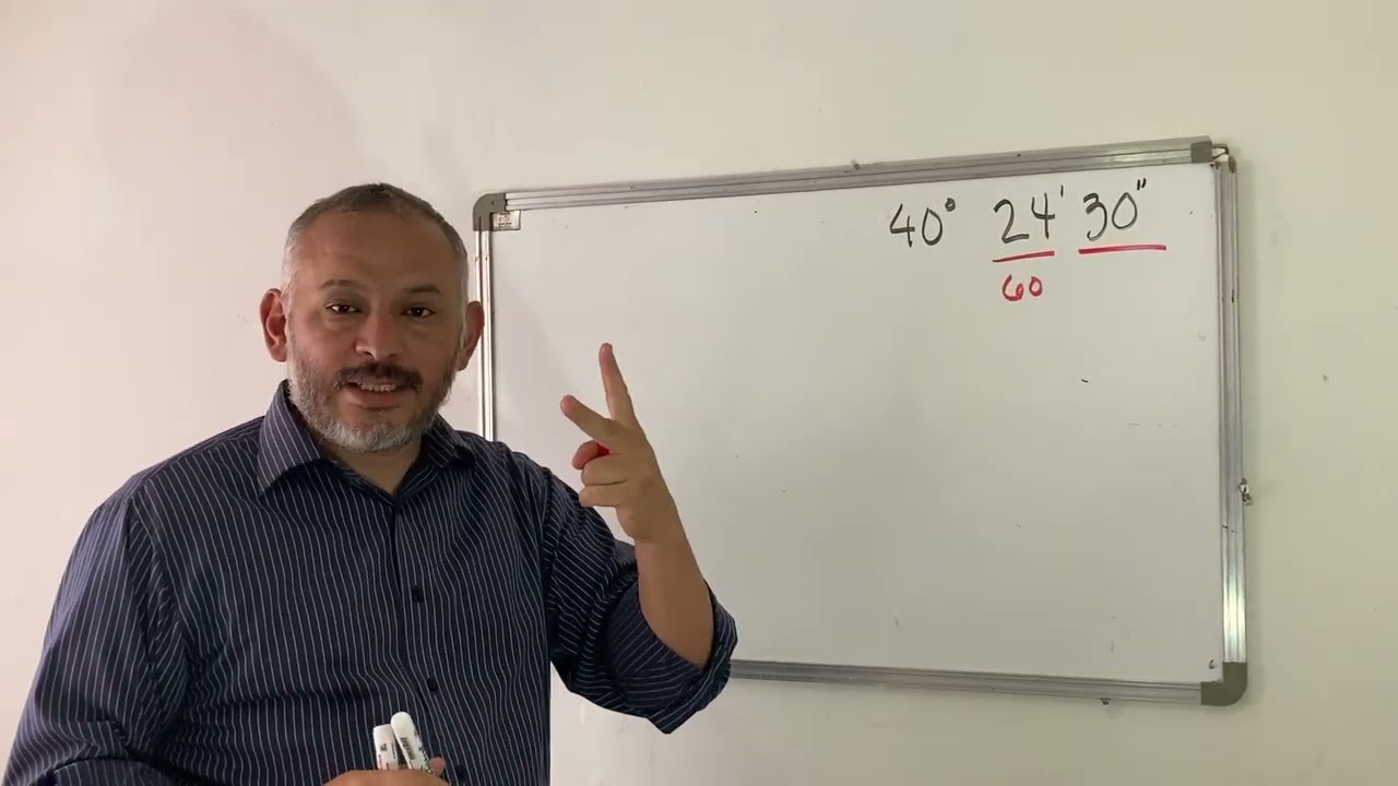Conversiones de sistema Sexagesimal a Decimal y viceversa