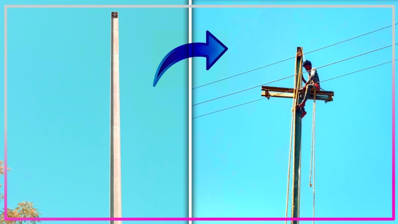 11 Kv Line Single Pole Cut Point Channel Fitting Kaise Karte Hain_Electric Worker Blog_New Work Blog