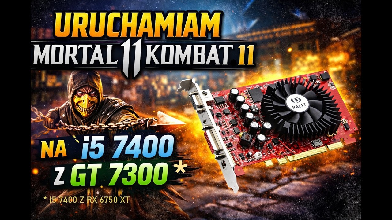 GT 7300 da radę? 😄 Test i5-7400 z RX 6750 XT (Ultra 1080p vs 1440p)
