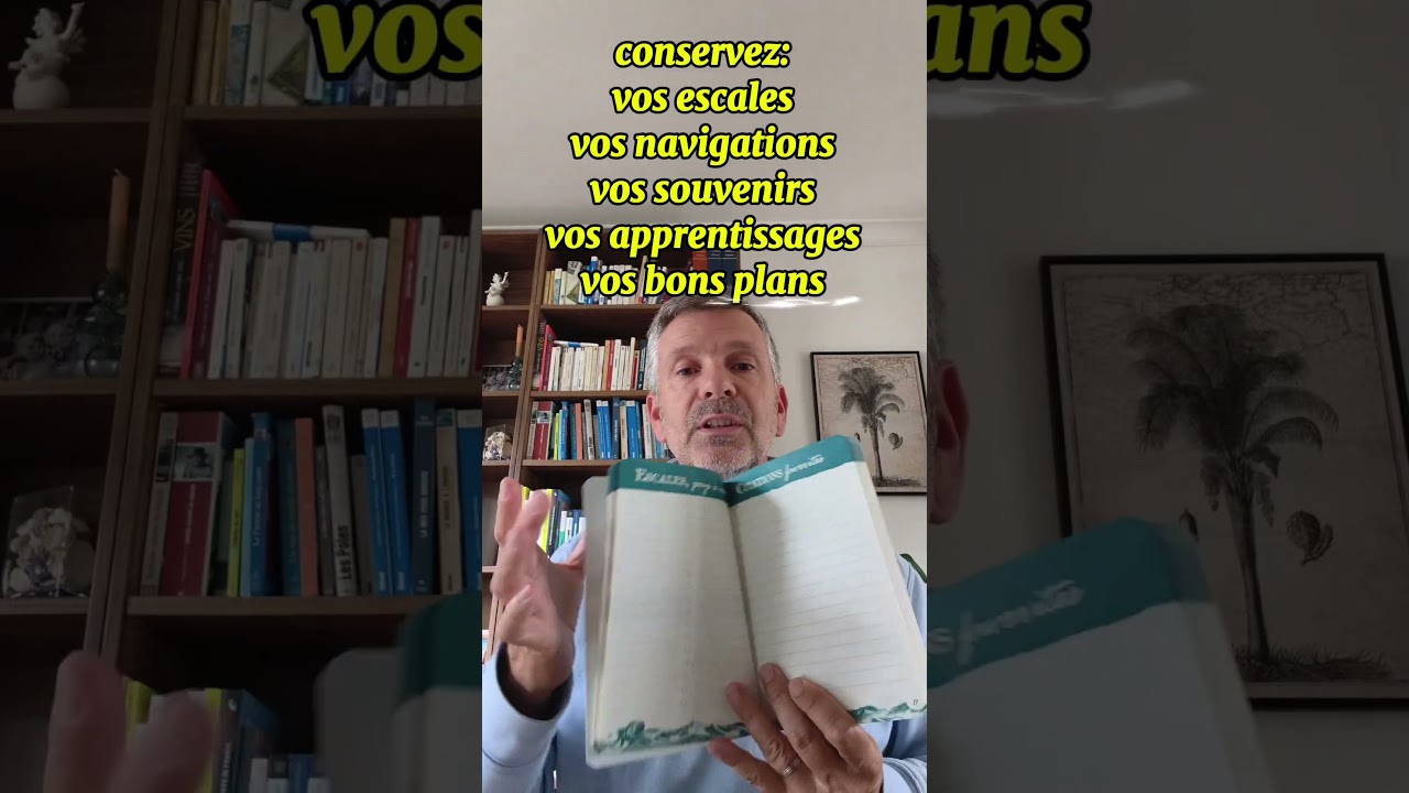 carnet de navigation, un livre de bord pour tous les plaisanciers.