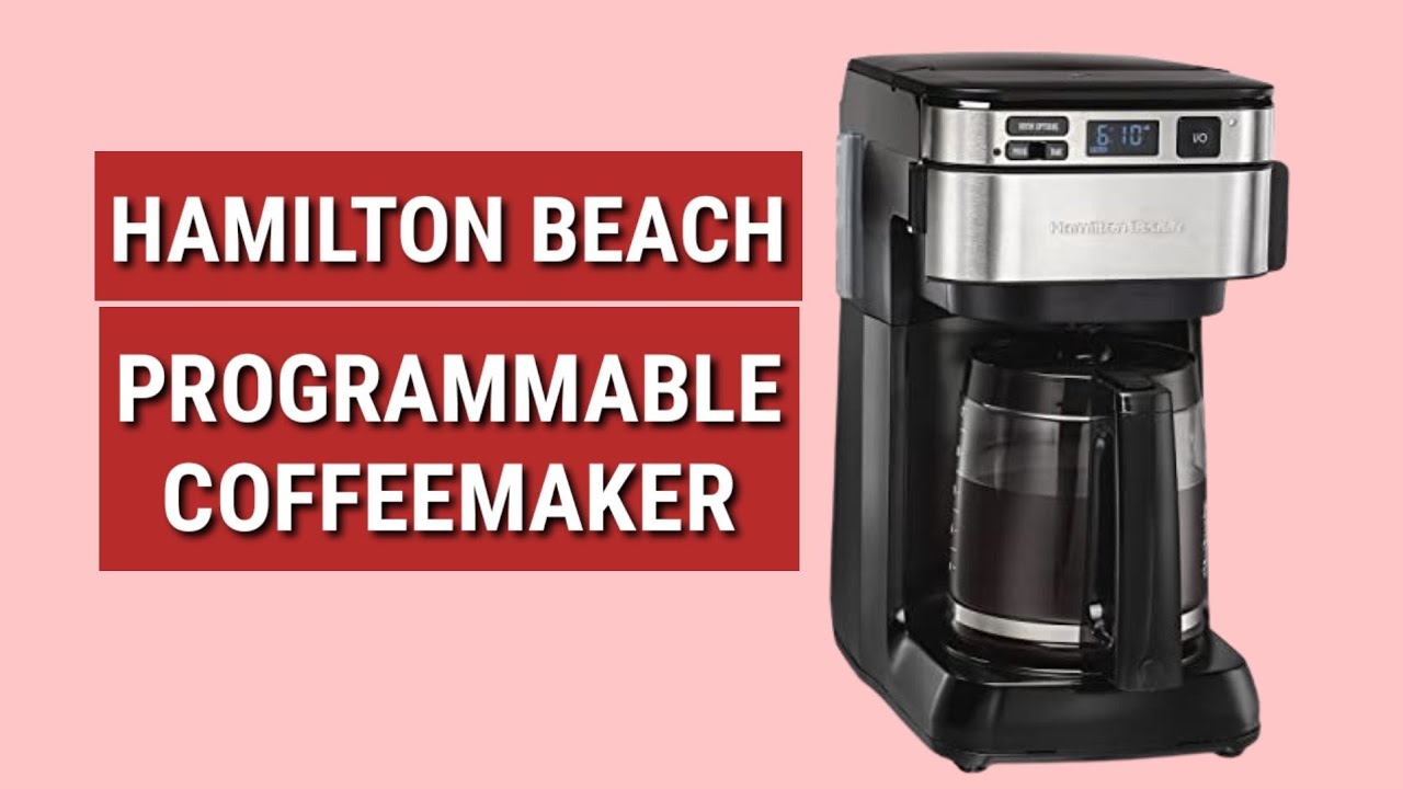 Coffee Machine ☕ Hamilton Beach Programmable Coffee Maker
