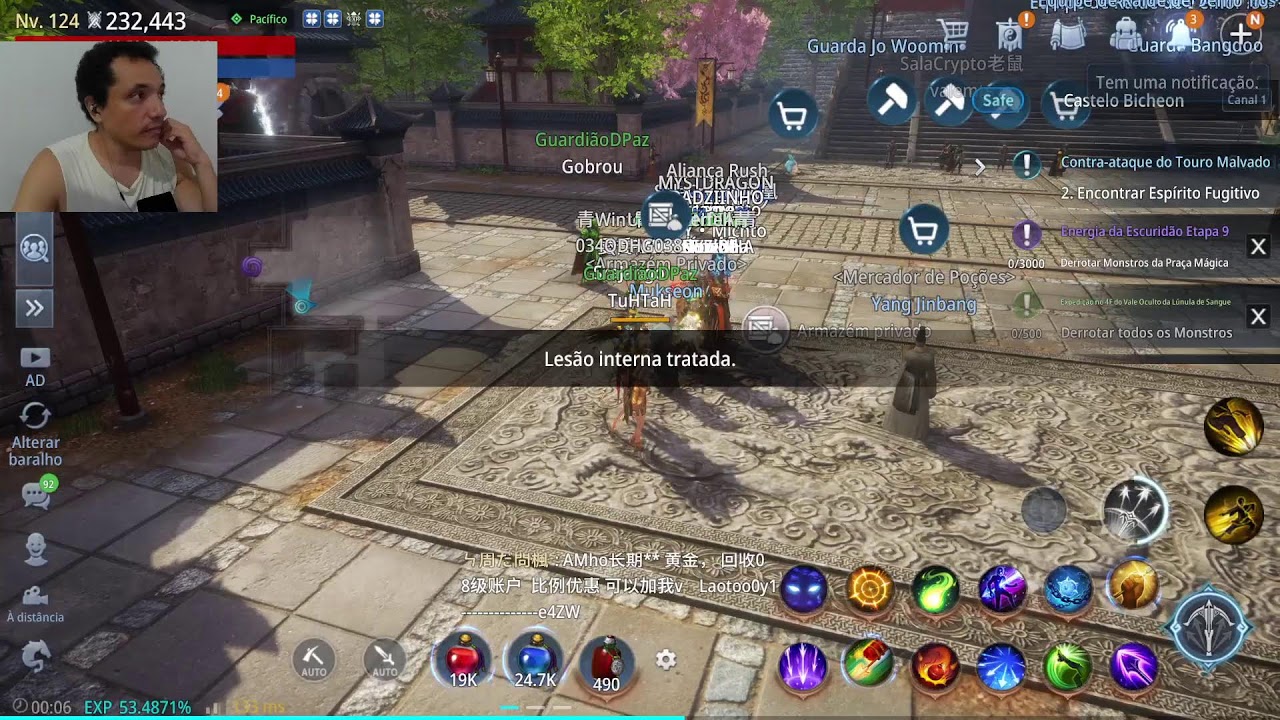 Live de Hearthstone e Mir4 dia 20/02/2026 Roxinha: TuhTahPlay