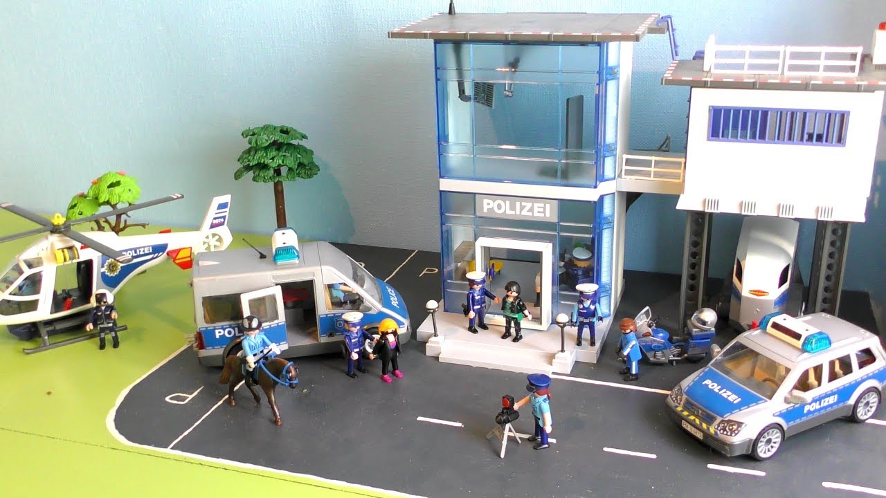 🚓 Polizei Spielzeug f&uuml;r Kinder: 1 Tag bei der Polizei - Polizeiautos / Police Vehicles for Kids