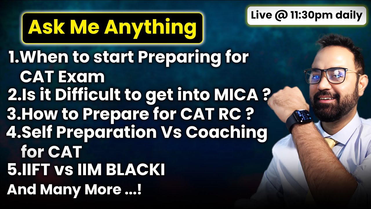 MBA / CAT Ask me anything | Best MBA colleges