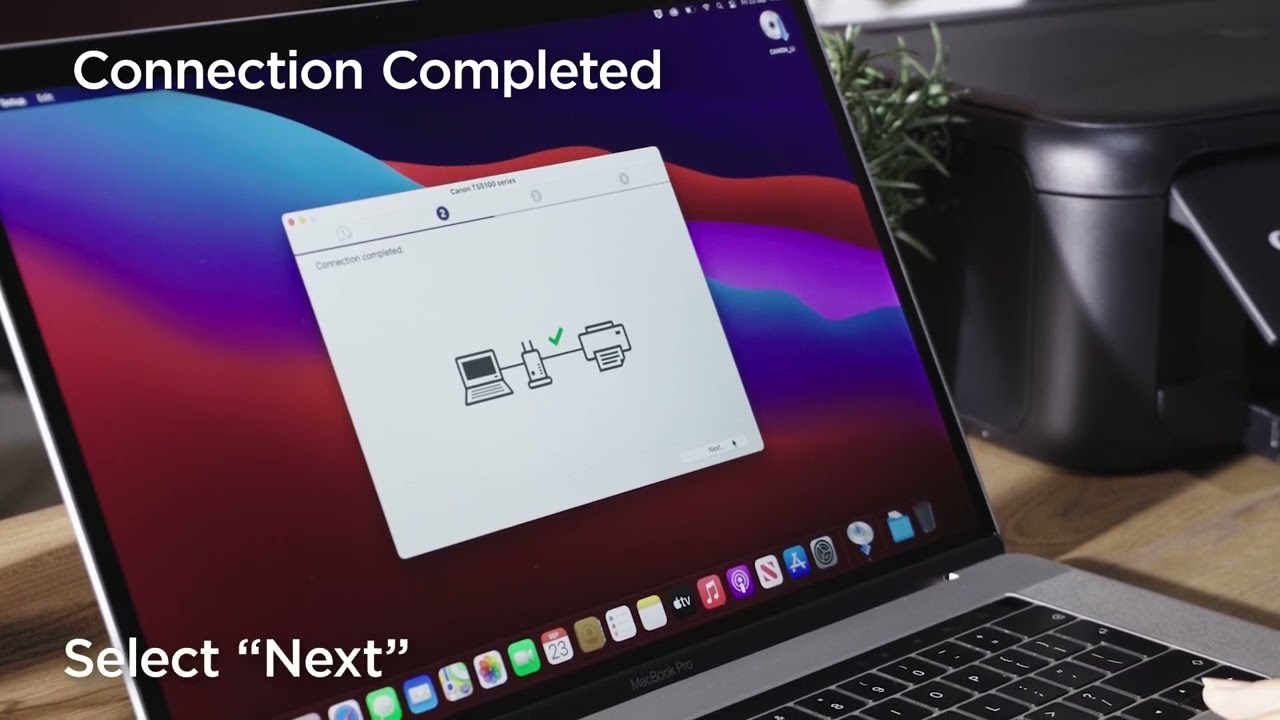 Canon PIXMA TS5150 Series – Connecting the printer to a Mac OS