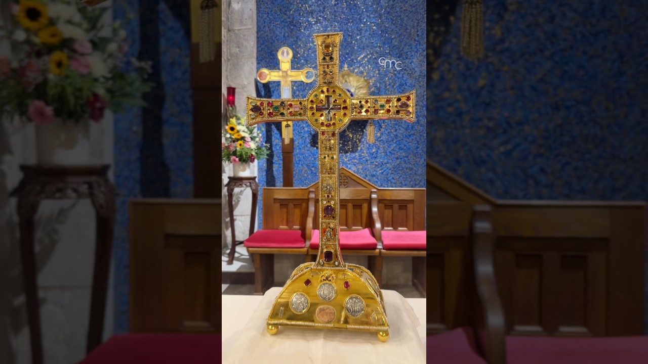 Celebrazione della Santa Croce al Calvario #gerusalemme #terrasanta