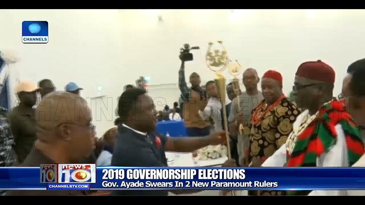 Gov Ayade Swears In Two New Paramount Rulers In Cross Rivers
