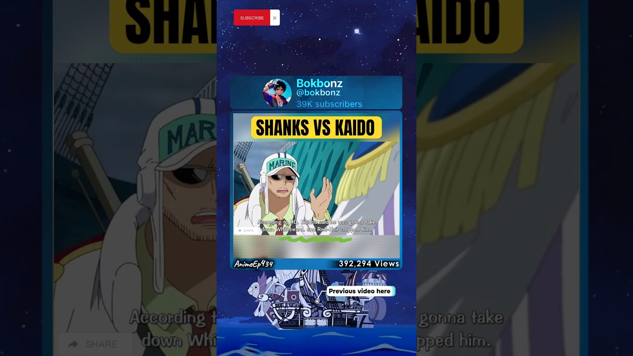 Shanks Stop Kaido vs Whitebeard Paramount Marineford War 