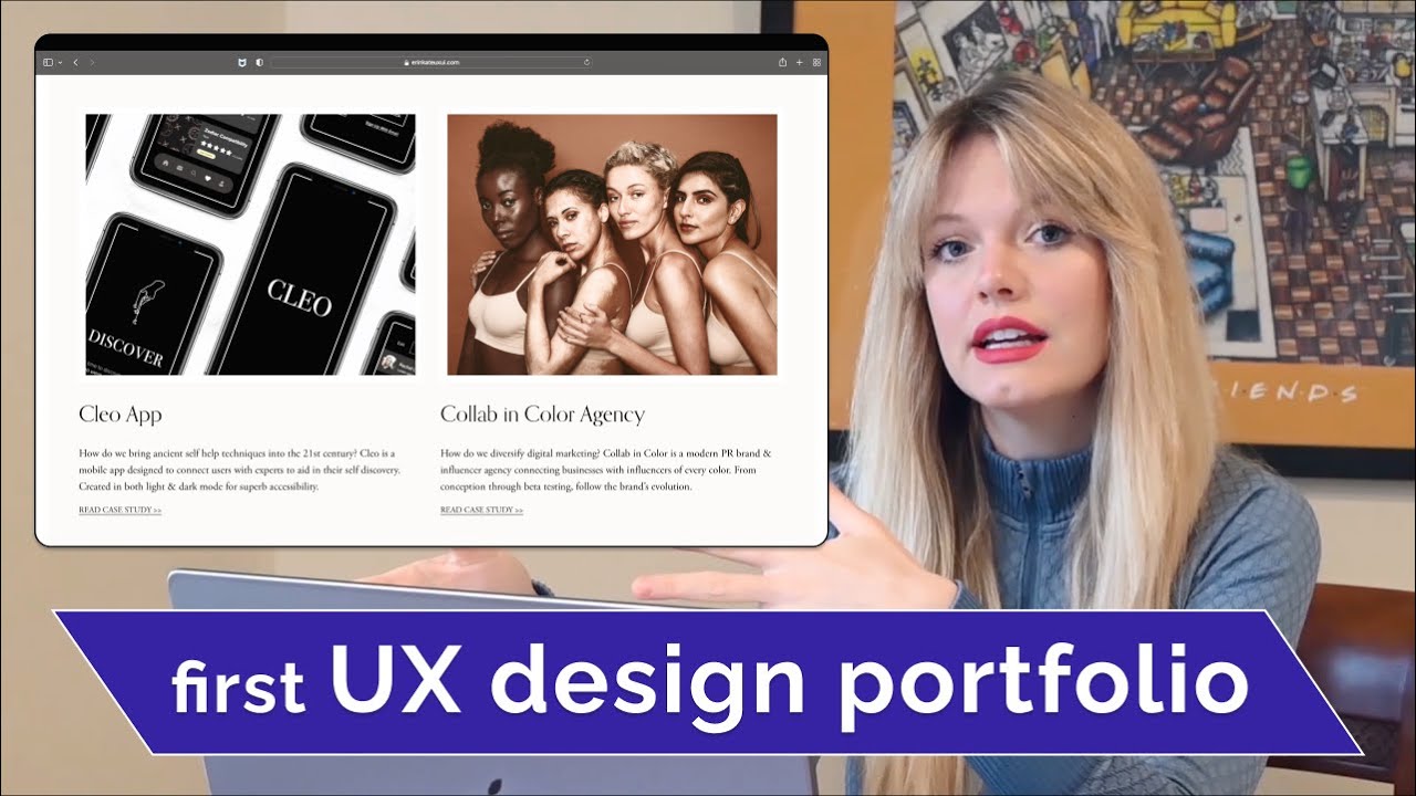 My First UX Design Portfolio - that landed me my first job! Advice for Beginners