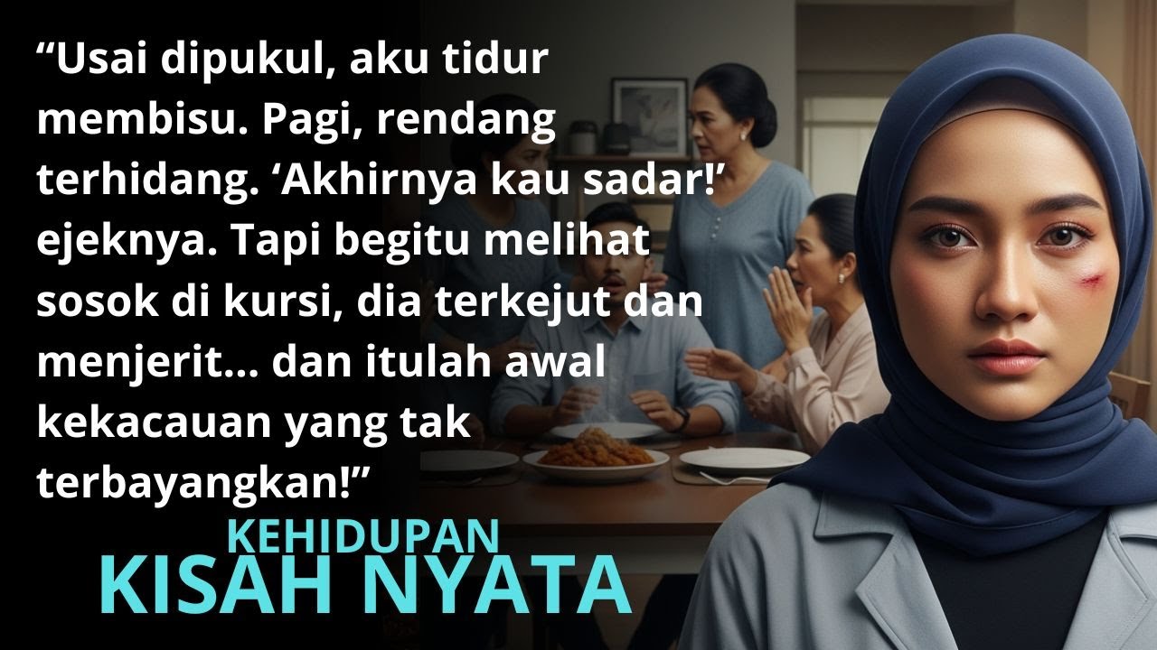 WAJAHKU DI PUKULI SUAMI BERKALI KALI - AKU HANYA DIAM TAPI PAGINYA KUBUAT SUAMI HISTERIS KARENA..