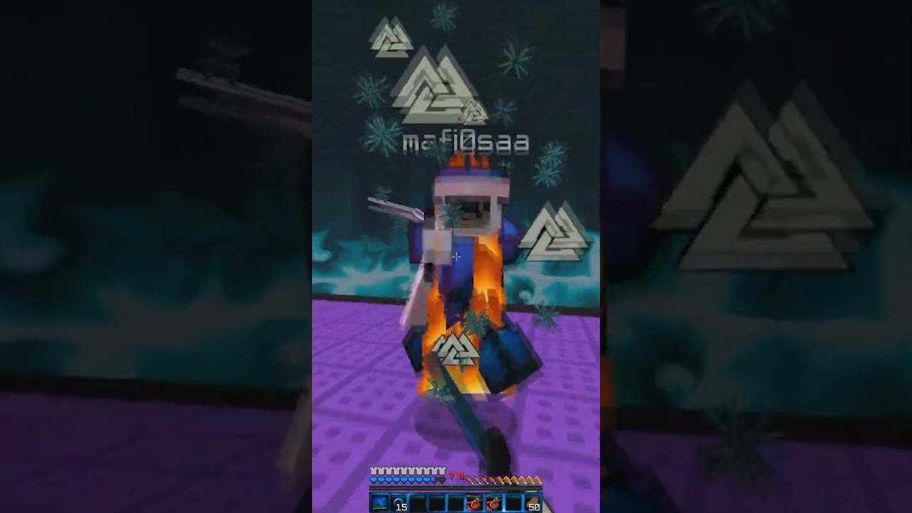 Marloww has no chance 😈 #minecraft #pvp #bedwars #hypixel #goat