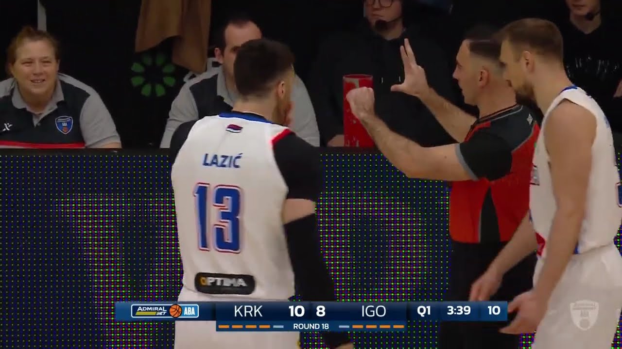 AdmiralBet ABA League 2025/26, Round 18 match: Krka - Igokea m:tel (8.2.2026)