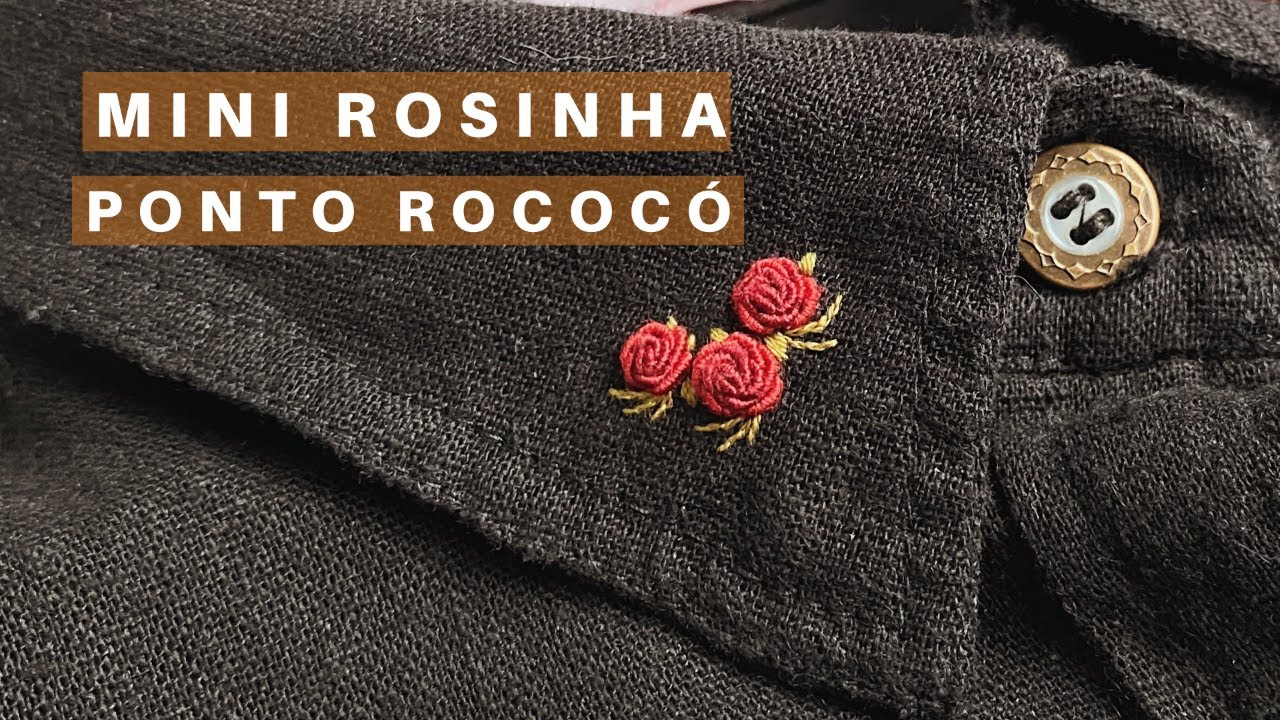 BORDANDO MINI ROSINHAS PERFEITAS NO PONTO ROCOCÓ | hey, avessa! | @heyavessa