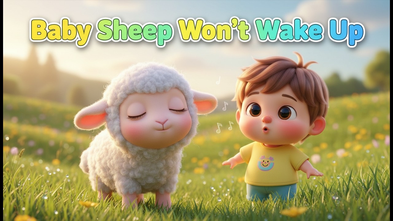Baby Sheep Won’t Wake Up – Nursery Rhyme, Gentle Wake-Up, and Cozy Playtime