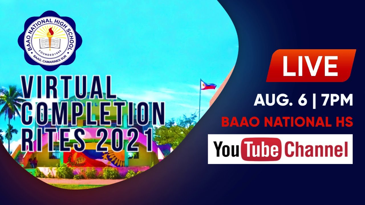 BAAO NATIONAL HIGH SCHOOL VIRTUAL COMPLETION RITES