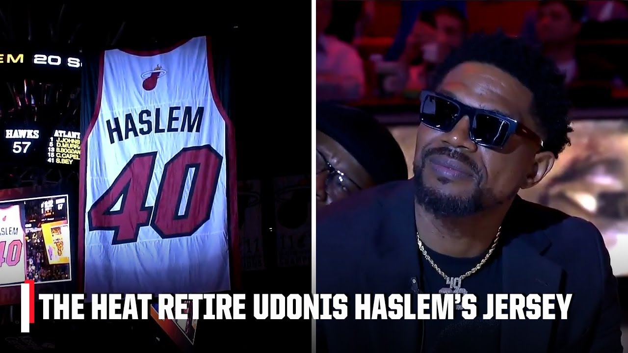 «Майами Хит» вывели из обращения майку Юдониса Хаслема 🫶 | НБА на ESPN
