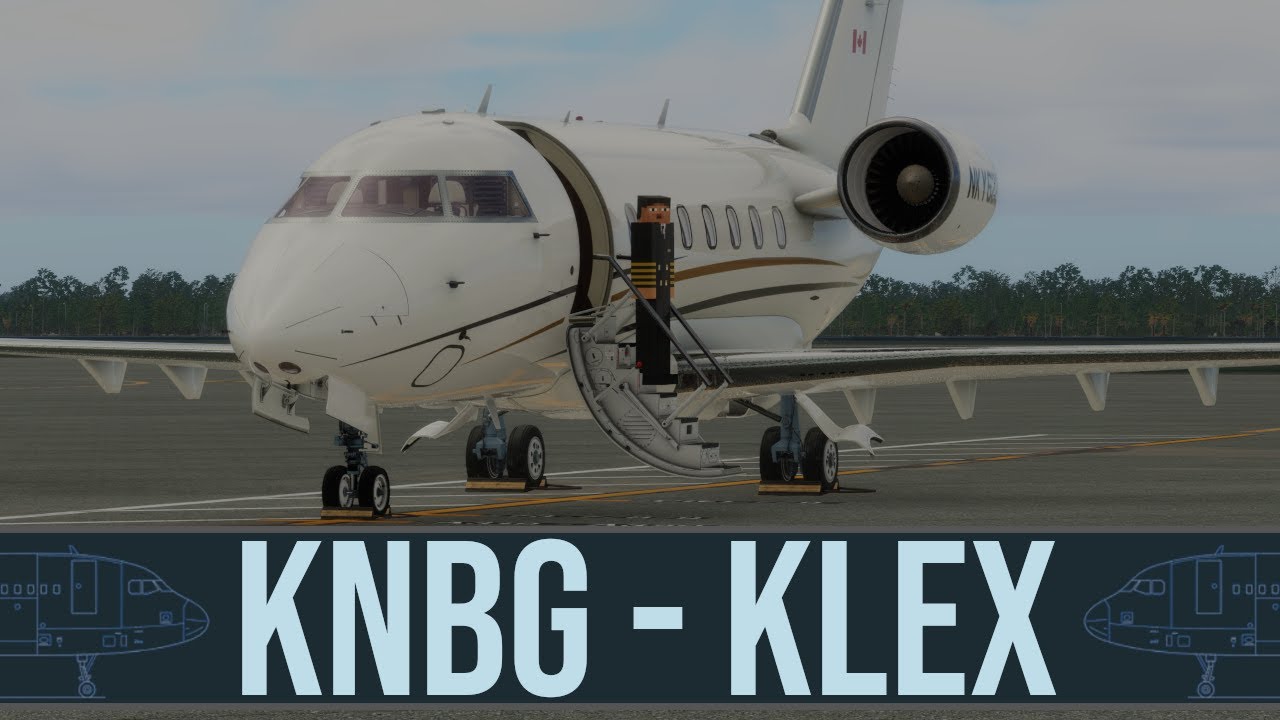 🔴 KNBG to KLEX | Hotstart Challenger 650 Shared Cockpit | X-Plane 12 + VATSIM | Realistic Jet Ops!
