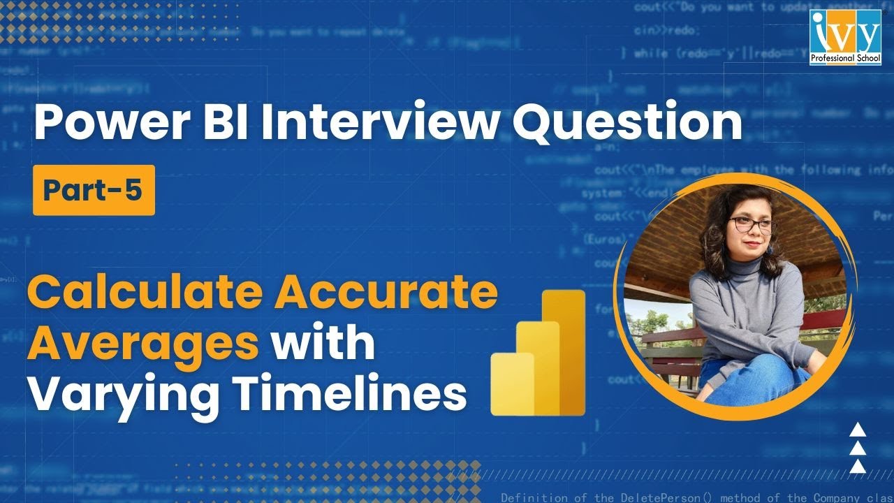 Calculate Accurate Averages with Varying Timelines | Power BI Interview Question