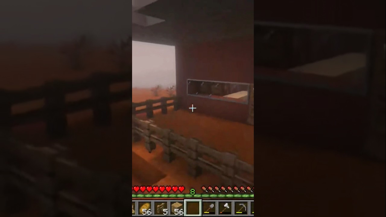 Building a Desert Cat Cafe #minecraft #java #horrormods #ambient #videoseries #vhsstyle