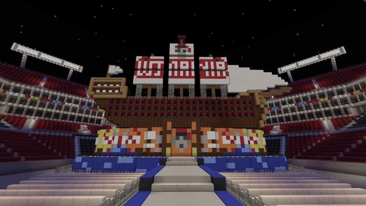 Wrestlemania 37 Minecraft Pyro #shorts