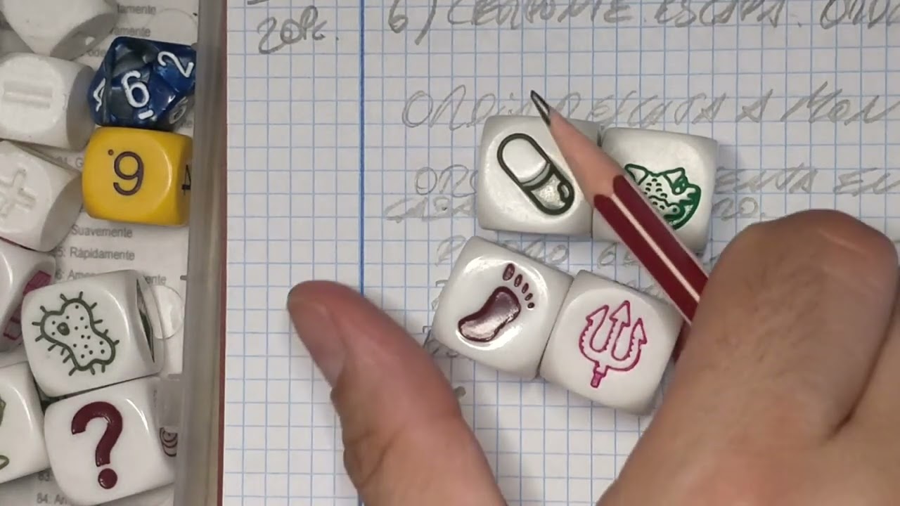 02 . En busca del laberinto. Vieja Escuela en solitario con papel, dados y story cubes.