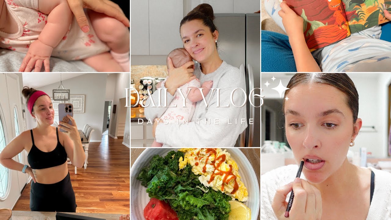 Vlog | Cozy Newborn & Toddler Moments, Mom Struggles, Small Wins & Trying My Best