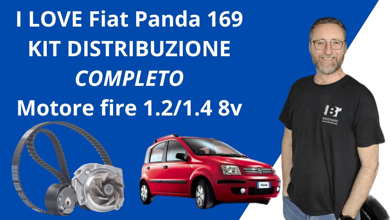 Sostituzione cinghia distribuzione/pompa acqua Fiat Panda 1.2 8v (Tutorial)!