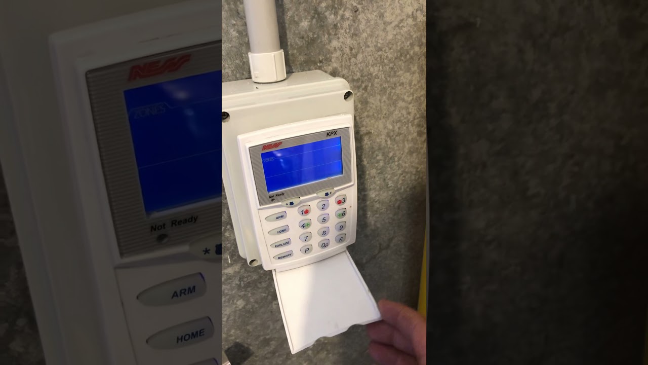 How to arm and disarm your Ness alarm system using the keypad.