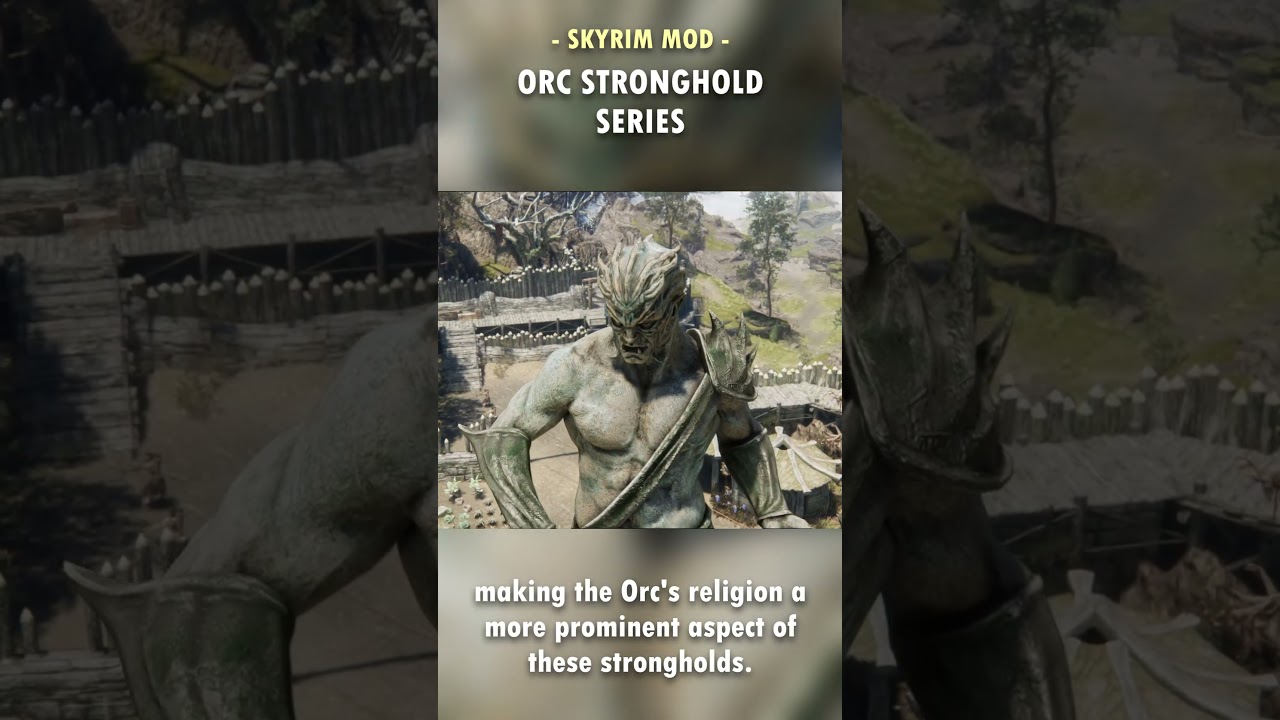 This Skyrim mod FINALLY makes Orc settlements look like strongholds!