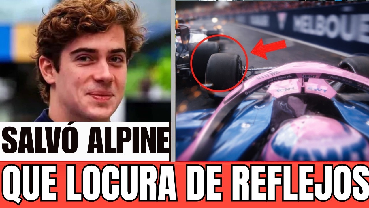 ¡A MILÍMETROS DEL DESASTRE! La salvada de Colapinto que dejó a todos mudos.