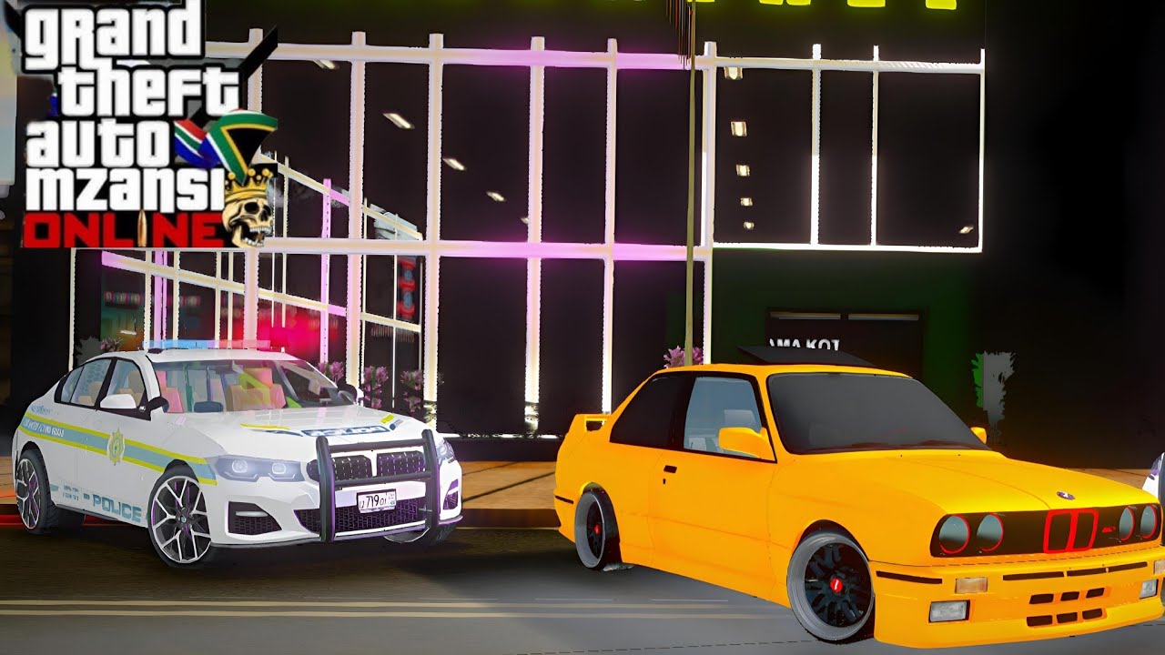 SAPS против BMW E30 M3 325 EP1 — онлайн-серия GTA Mzansi