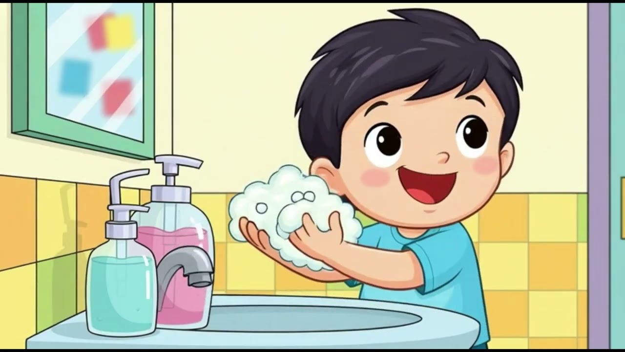 Washy Washy Hands 🧼 | Fun Hand Washing Song for Kids | Hygiene Song
