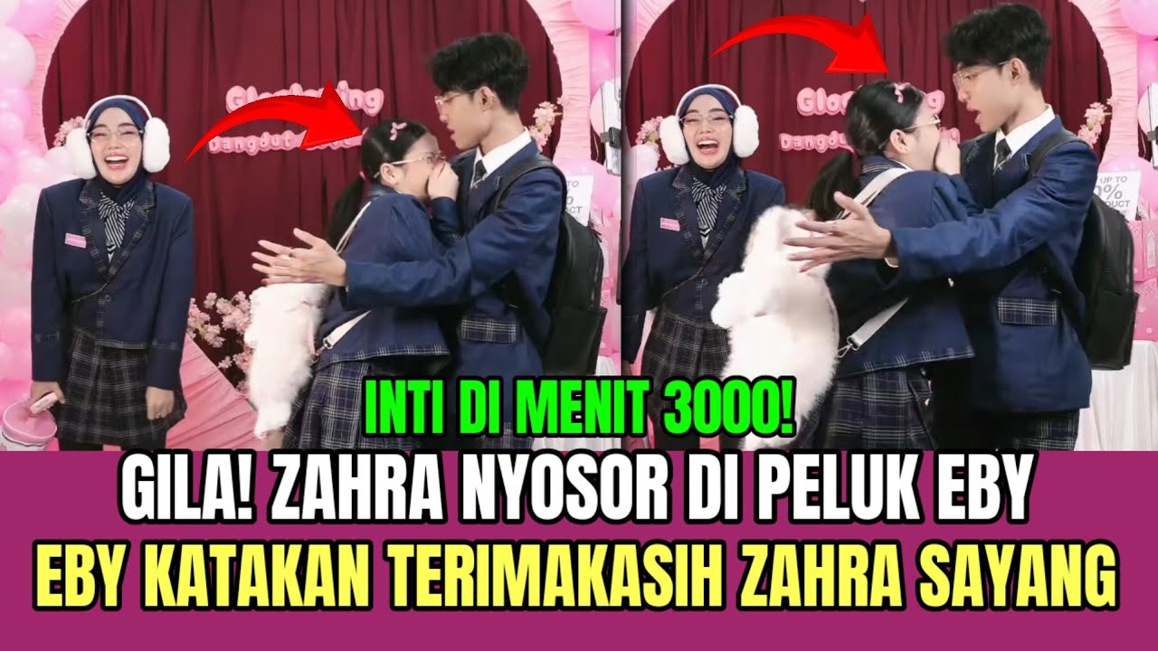 GILA! Zahra Nyosor di Peluk Eby, Eby Katakan Terimakasih Zahra Sayang!