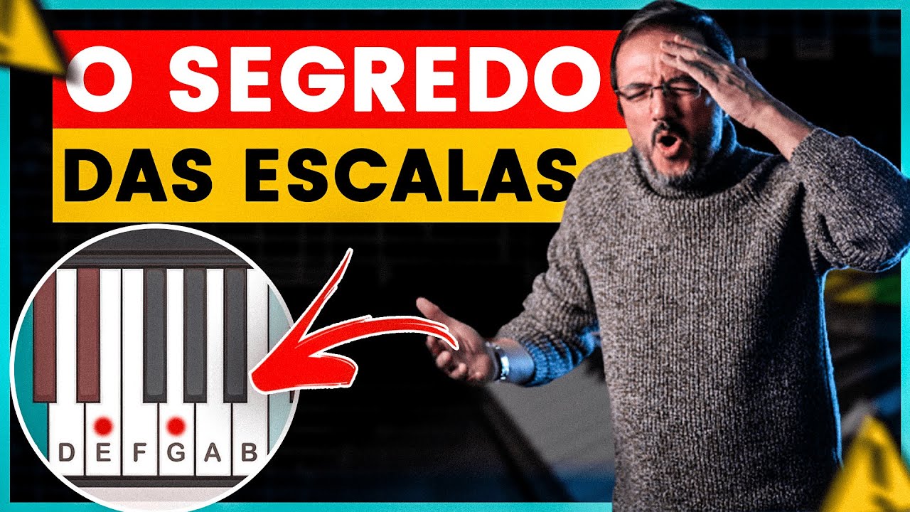 UMA FORMA INCRÍVEL DE DOMINAR AS ESCALAS NO TECLADO!
