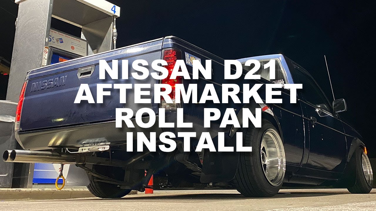 NISSAN D21 AFTERMARKET ROLL PAN INSTALL