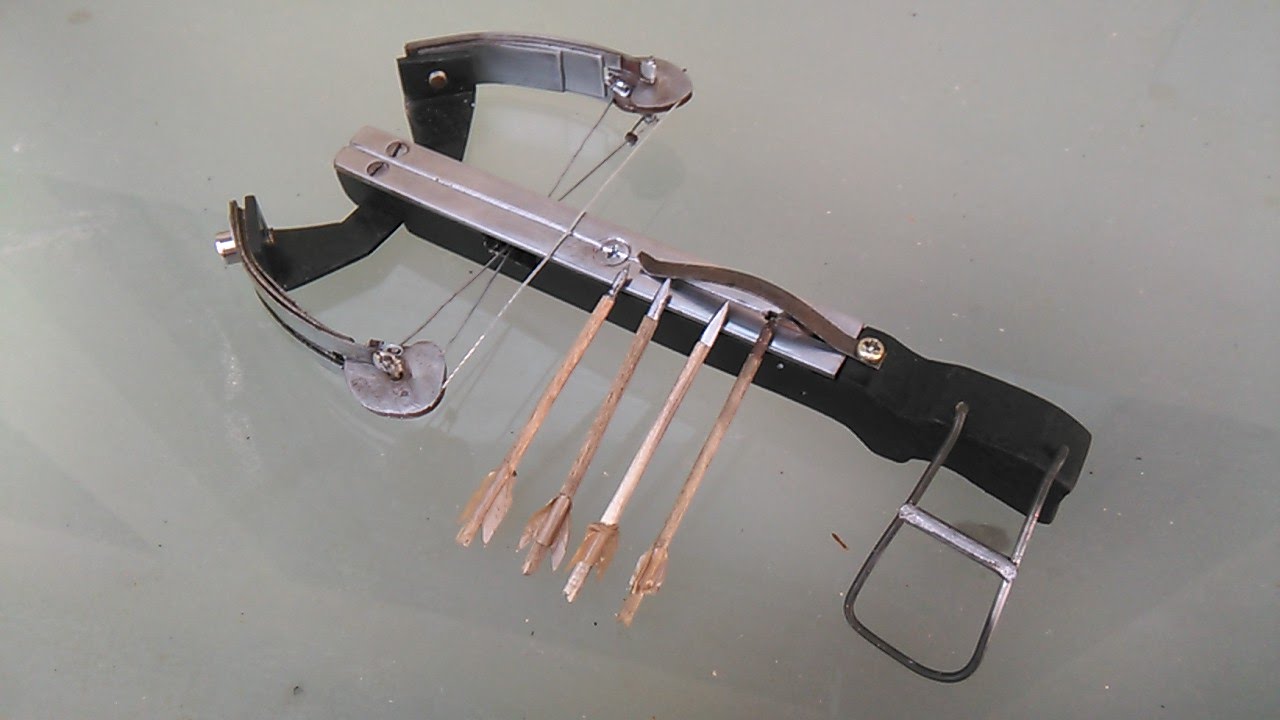 Micro Compound Crossbow Shooting Test | Explosive Arrows, Assembly