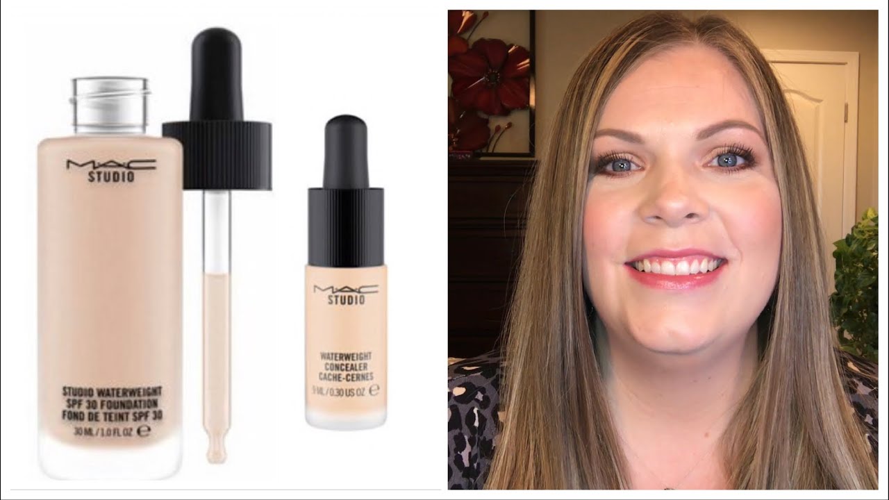 MAC Waterweight Foundation and Concealer Review and Demo