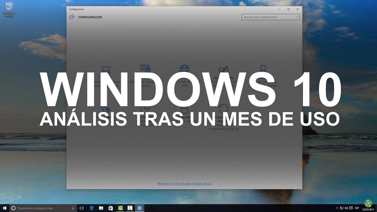 Windows 10, análisis tras un mes de uso