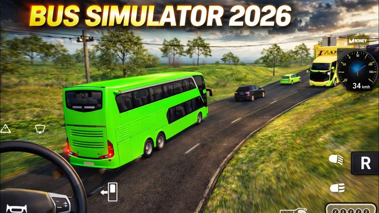 euro coach bus simulator 😱🚌 || new coach bus simulator Android gameplay 