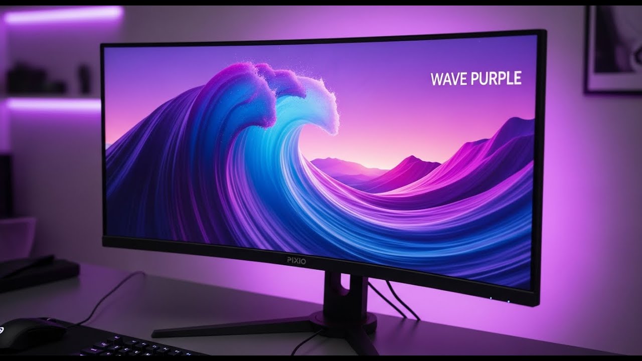 Pixio PXC278 Wave Purple Review | 27” QHD 180Hz Curved Gaming Monitor 💜🔥