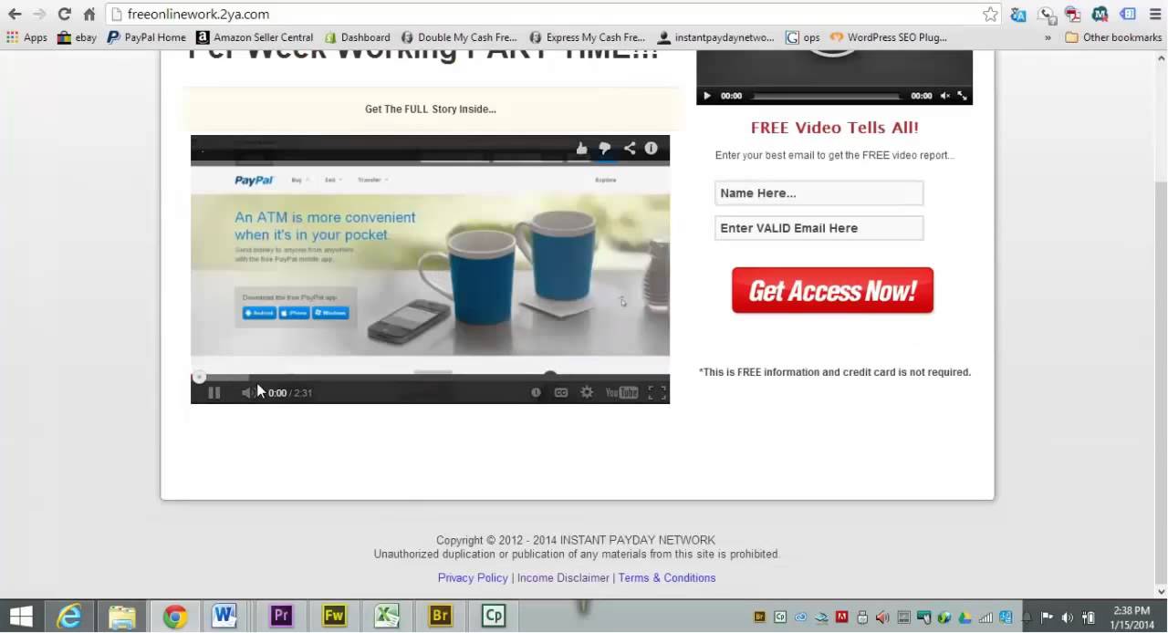 2014 Instant Payday Network Review: Watch Before Joining!