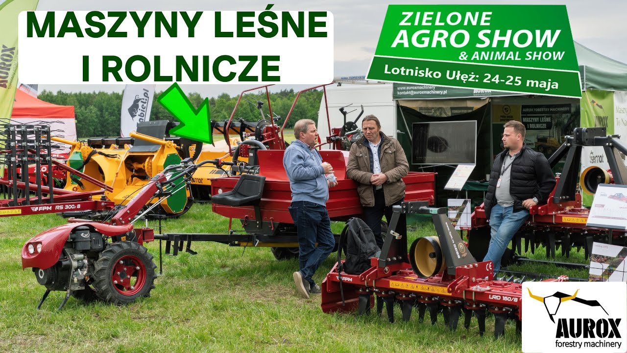 Mulczery leśne | maszyny rolnicze - Aurox na Zielone Agro Show 25 #kosiarkabijakowa #glebogryzarka