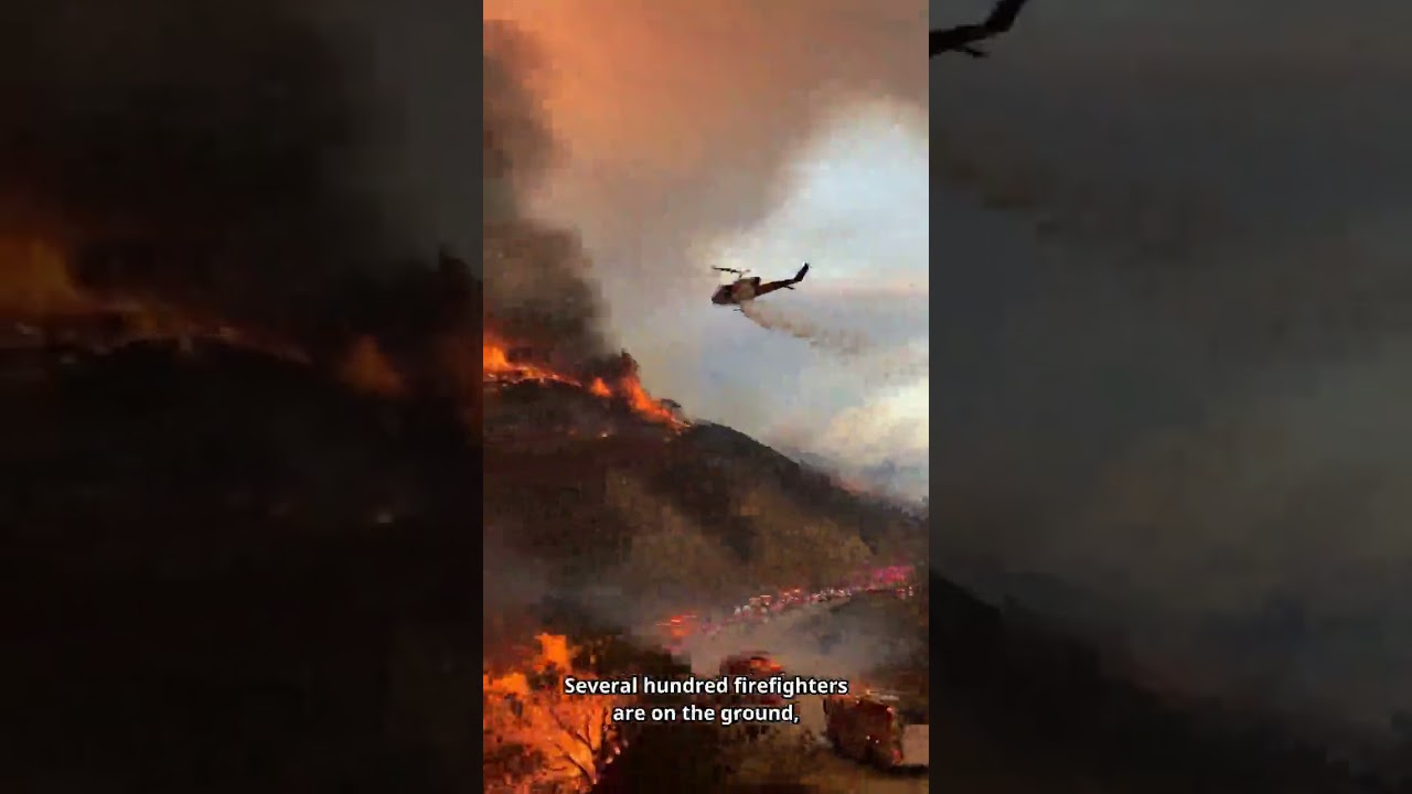 Bryson Fire races through Malibu brush forcing evacuations as Santa Ana winds hit