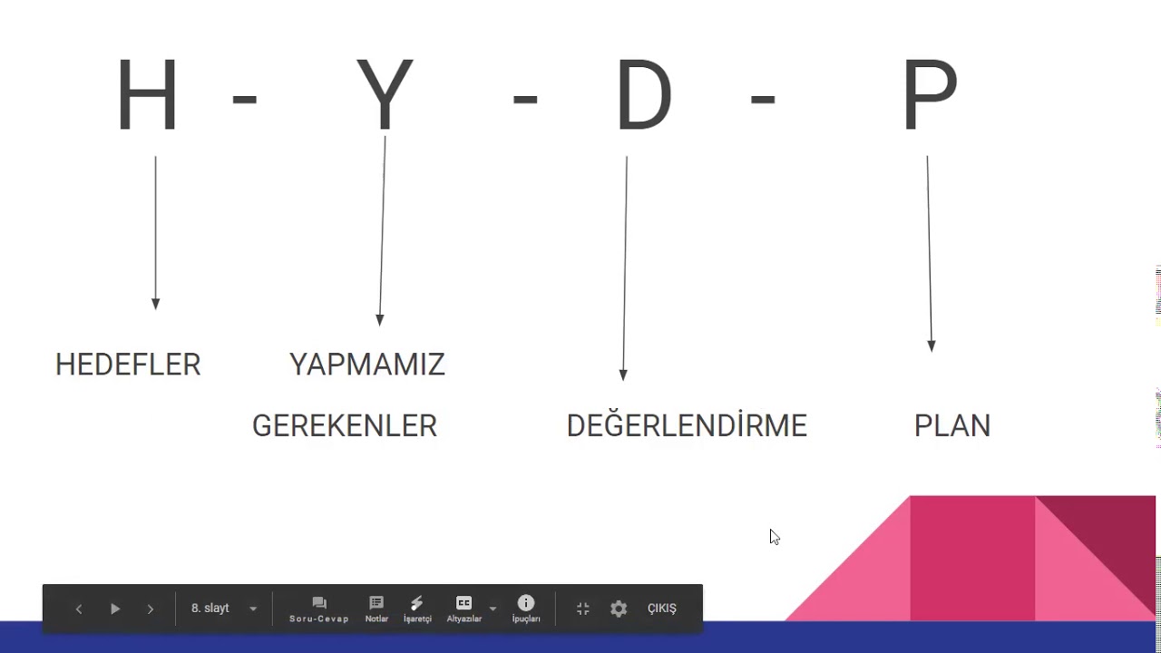 hedef belirleme ve meslek se&ccedil;imi