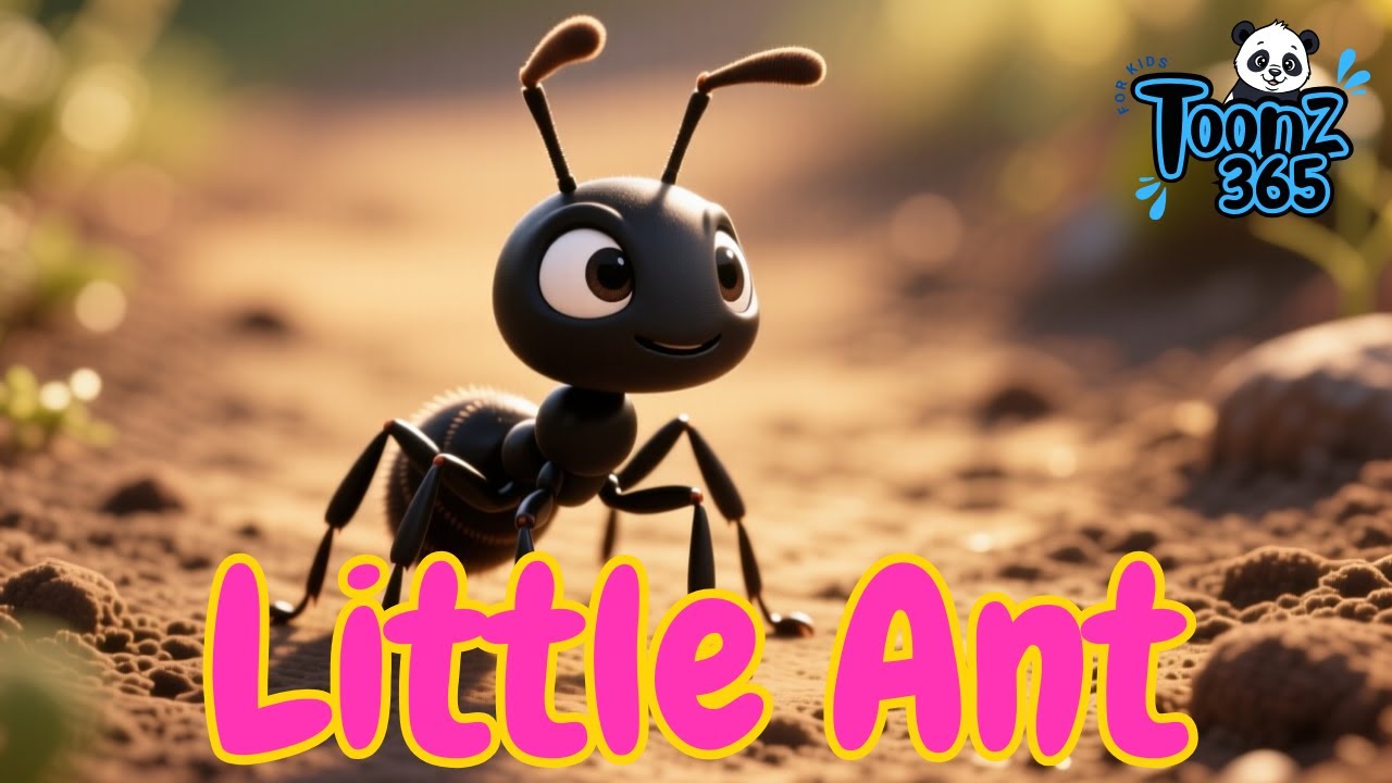 Ant Song for Kids | Hard Working Ants Nursery Rhyme