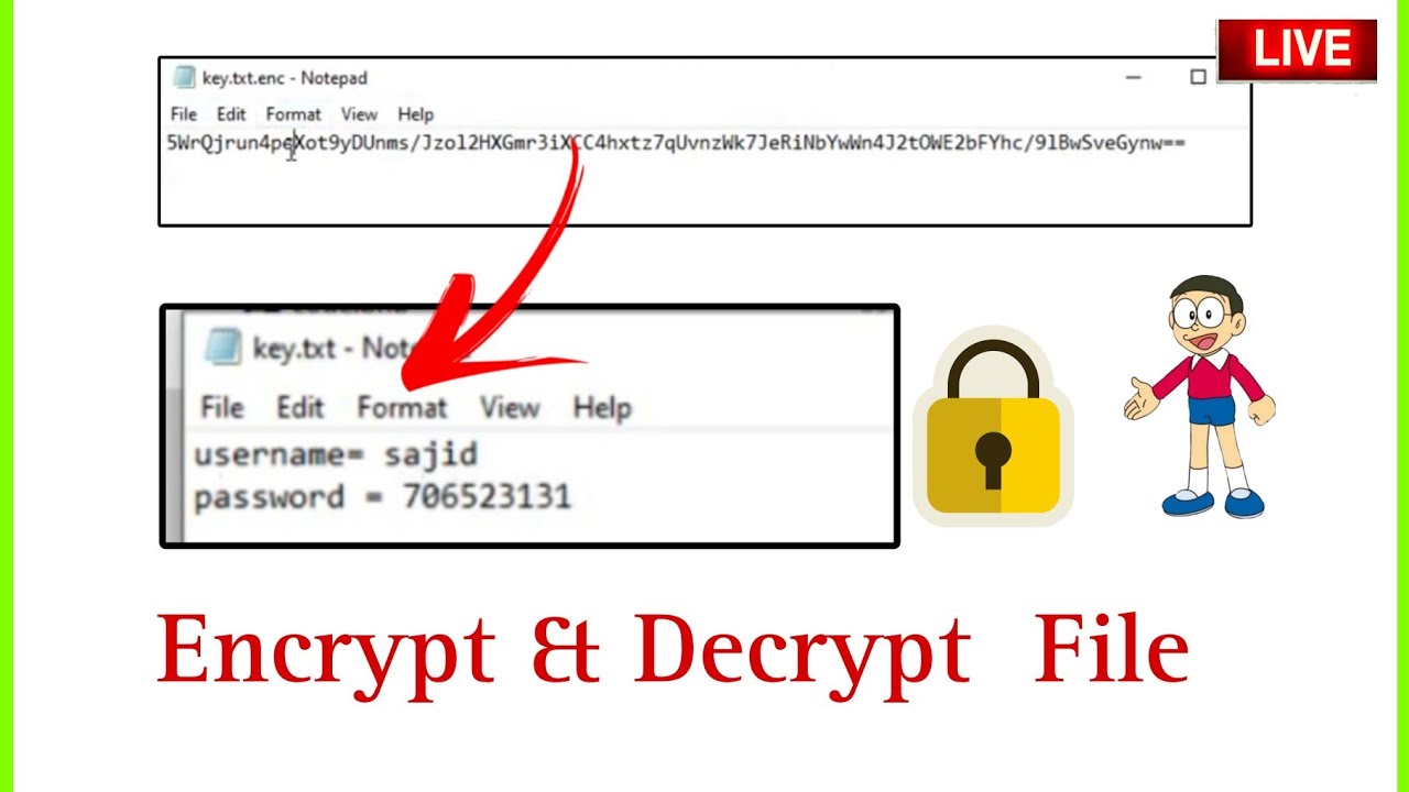 How to secure file using encrypt/decrypt in php || Easy Way 100%