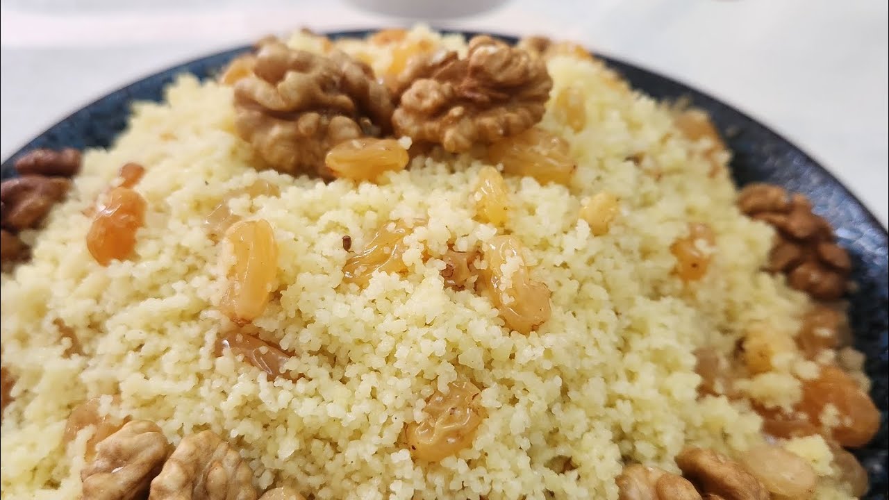 مسفوف بالزبيب لصحور رمضان 